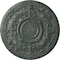Ekena Millwork Oslo Ceiling Medallion (Fits Canopies up to 10 1/2"), 28 1/8"OD x 1 3/4"P, Athenian Green Crackle CM28OSAGC - alternate 1